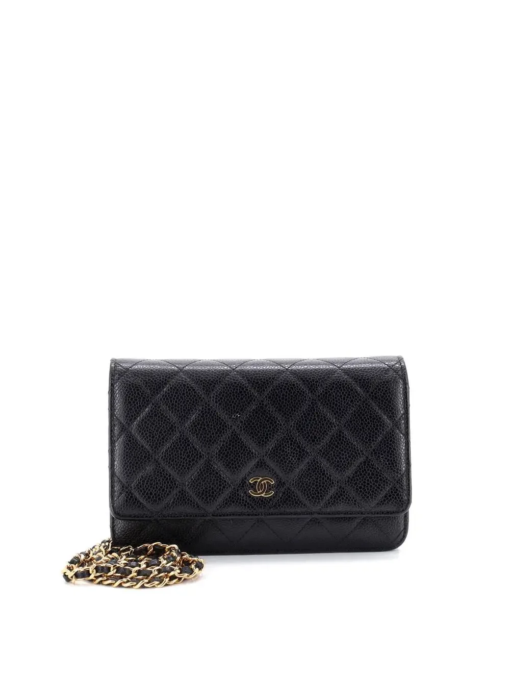 Chanel Wallet On Chain Quilted Caviar #230127C41B